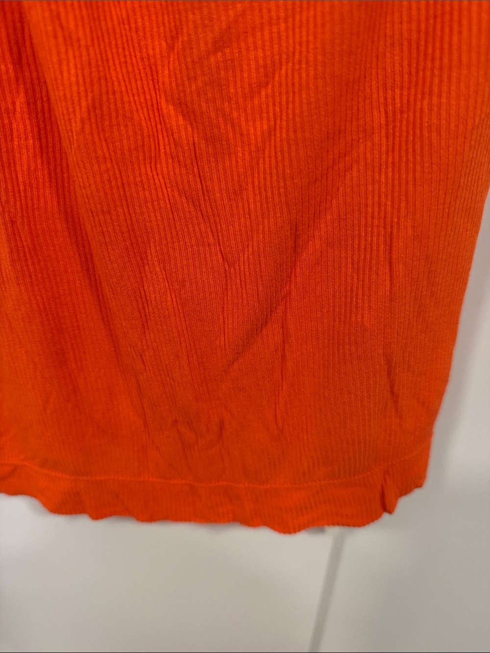 kate spade Orange Ribbed Mini Dress - Picture 3 of 4